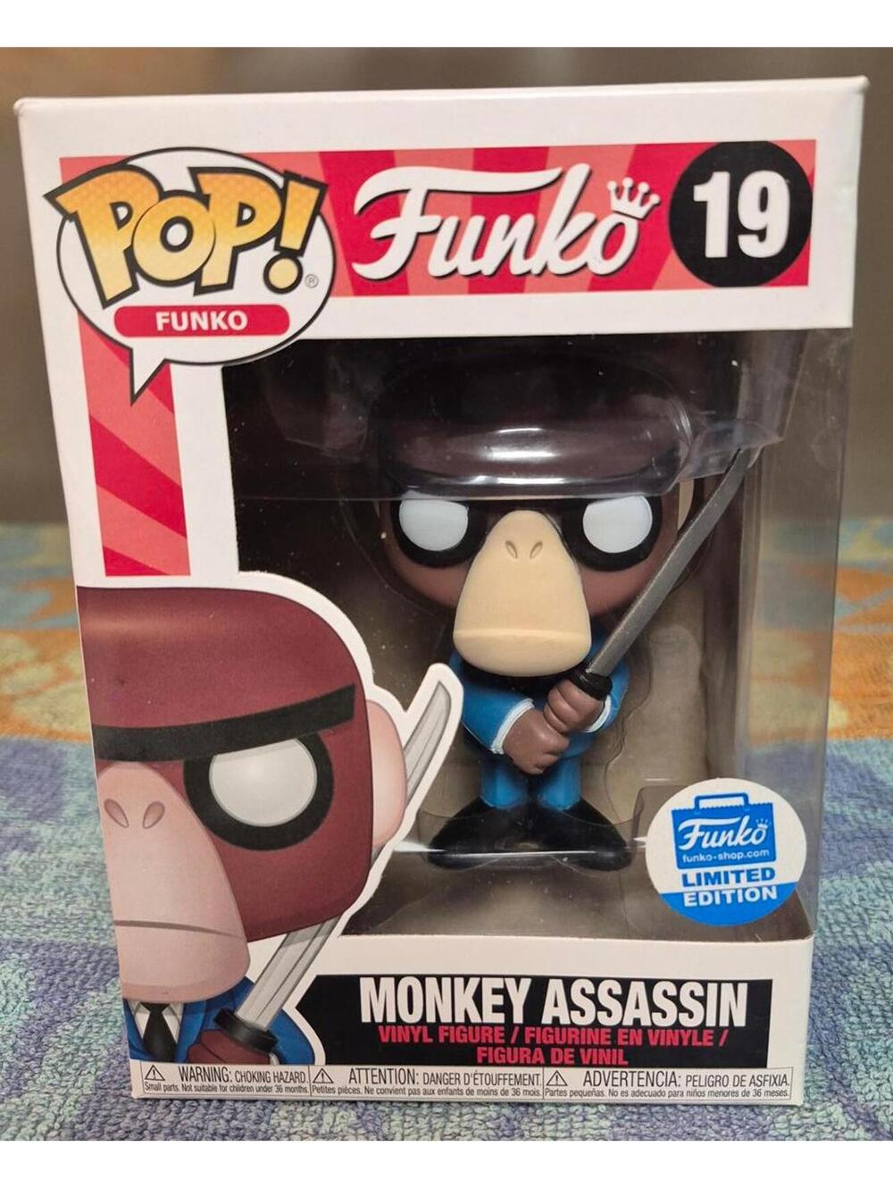 Funko Pop! Monkey Assassin Vinyl Figure #19 Limited Edition